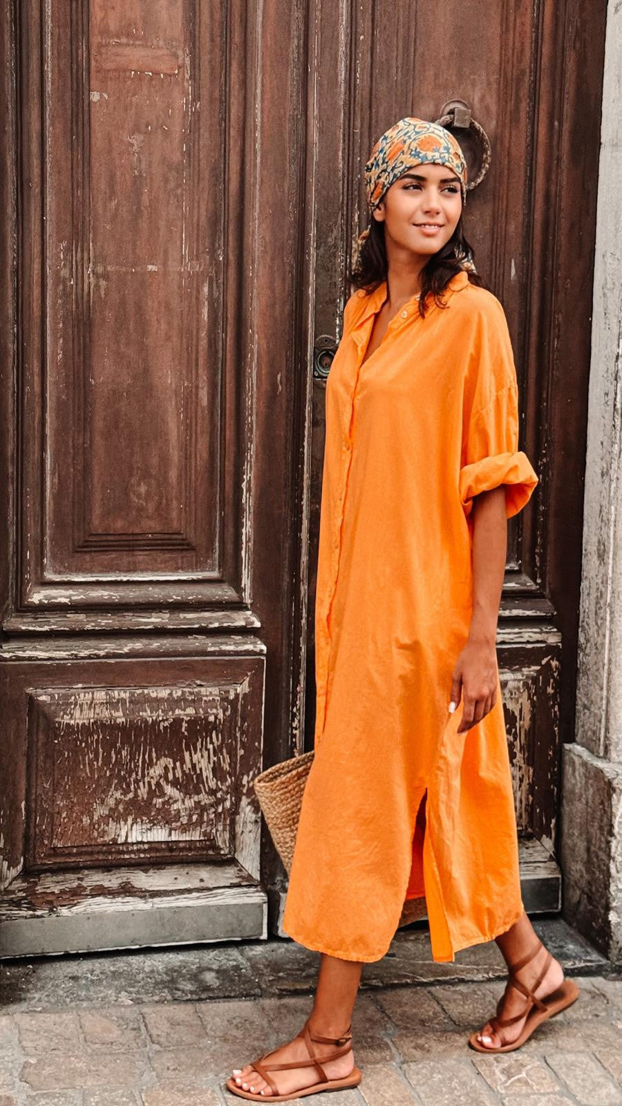 Robe Chemise Mirabella Orange