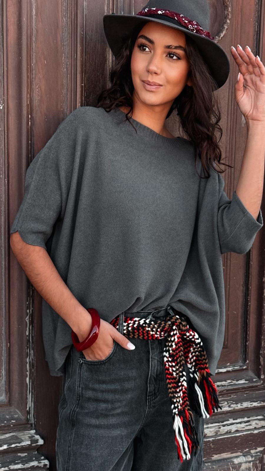 Pull Amaury Gris Foncé