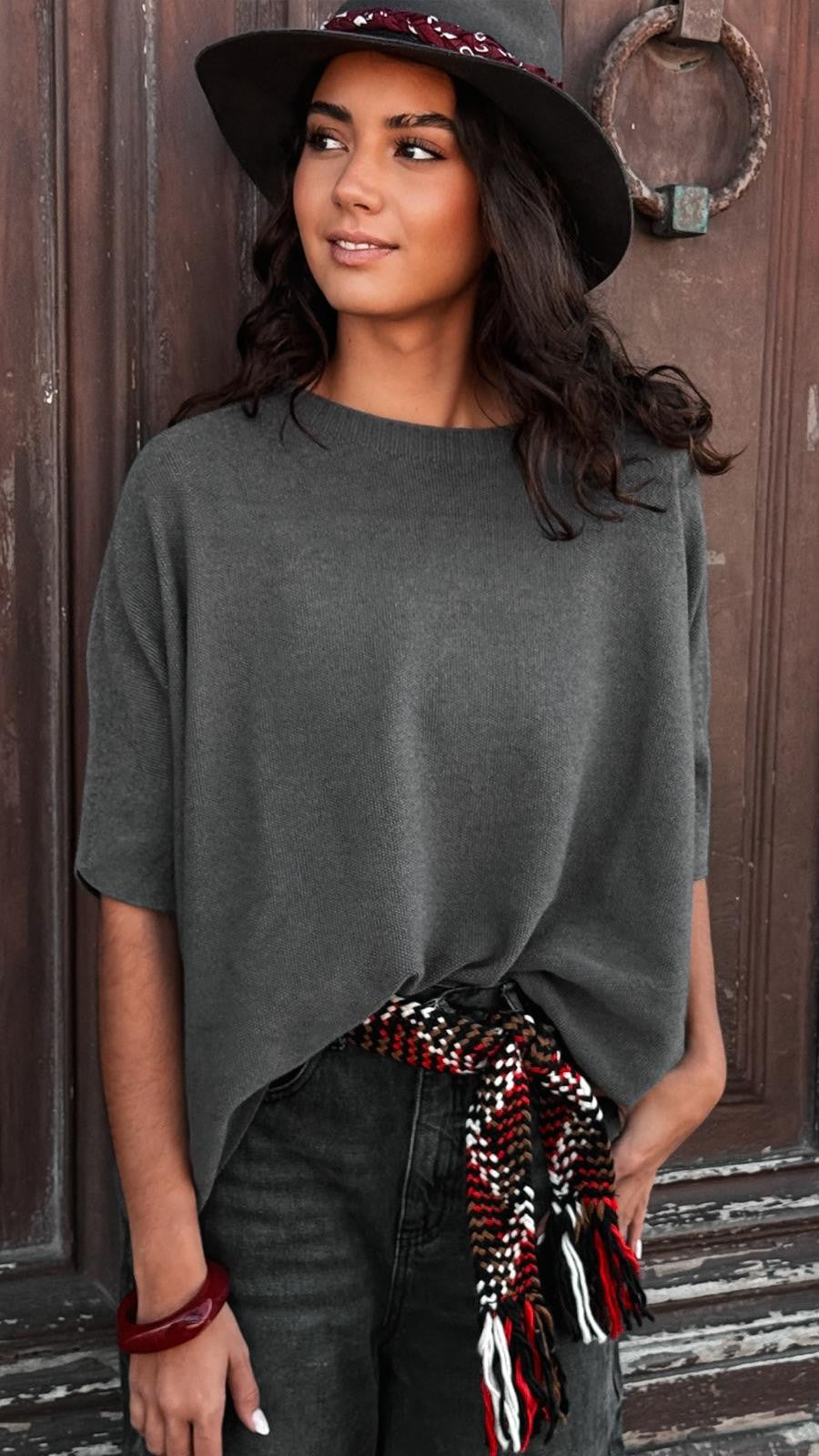 Pull Amaury Gris Foncé