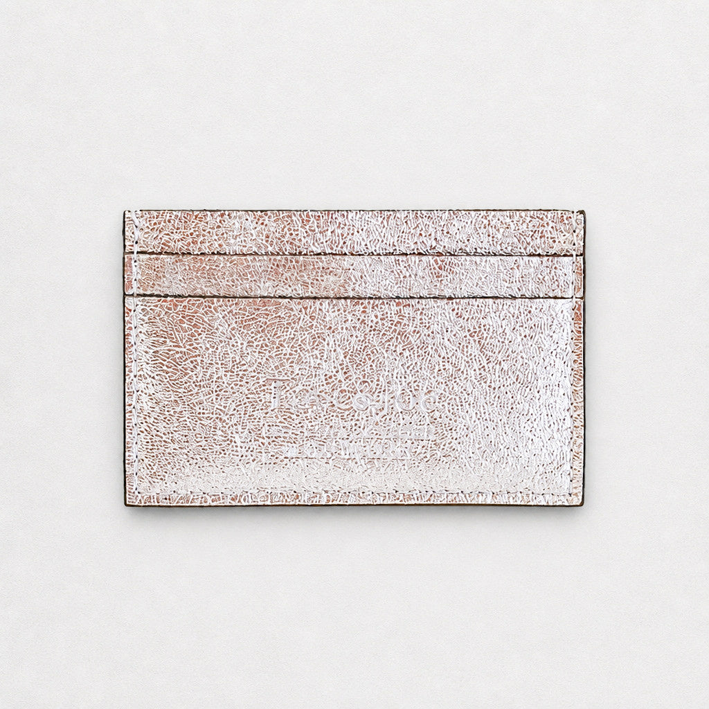 Porte Carte Tosc&joe Light Gold
