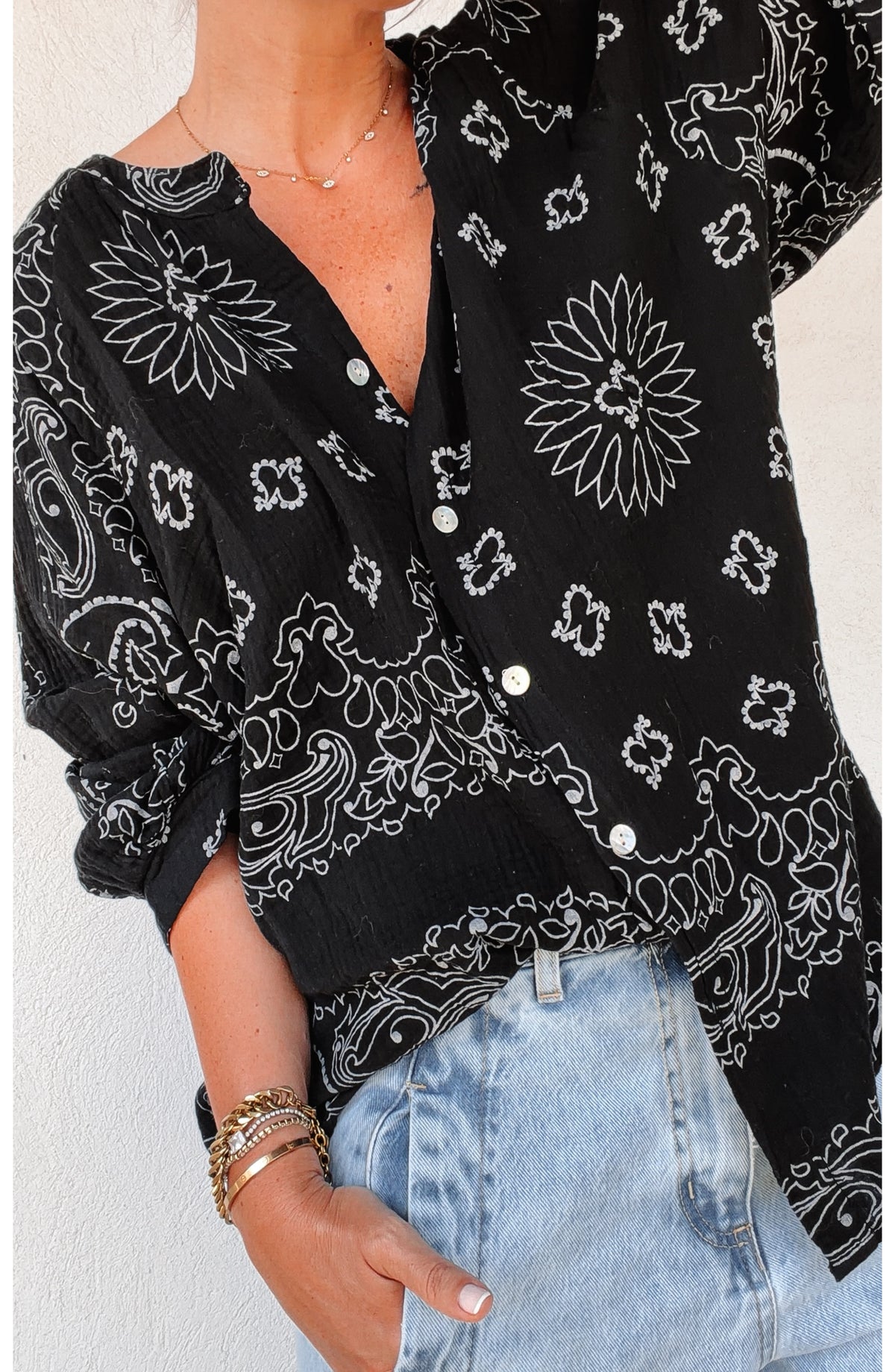 Chemise Axelle Noir