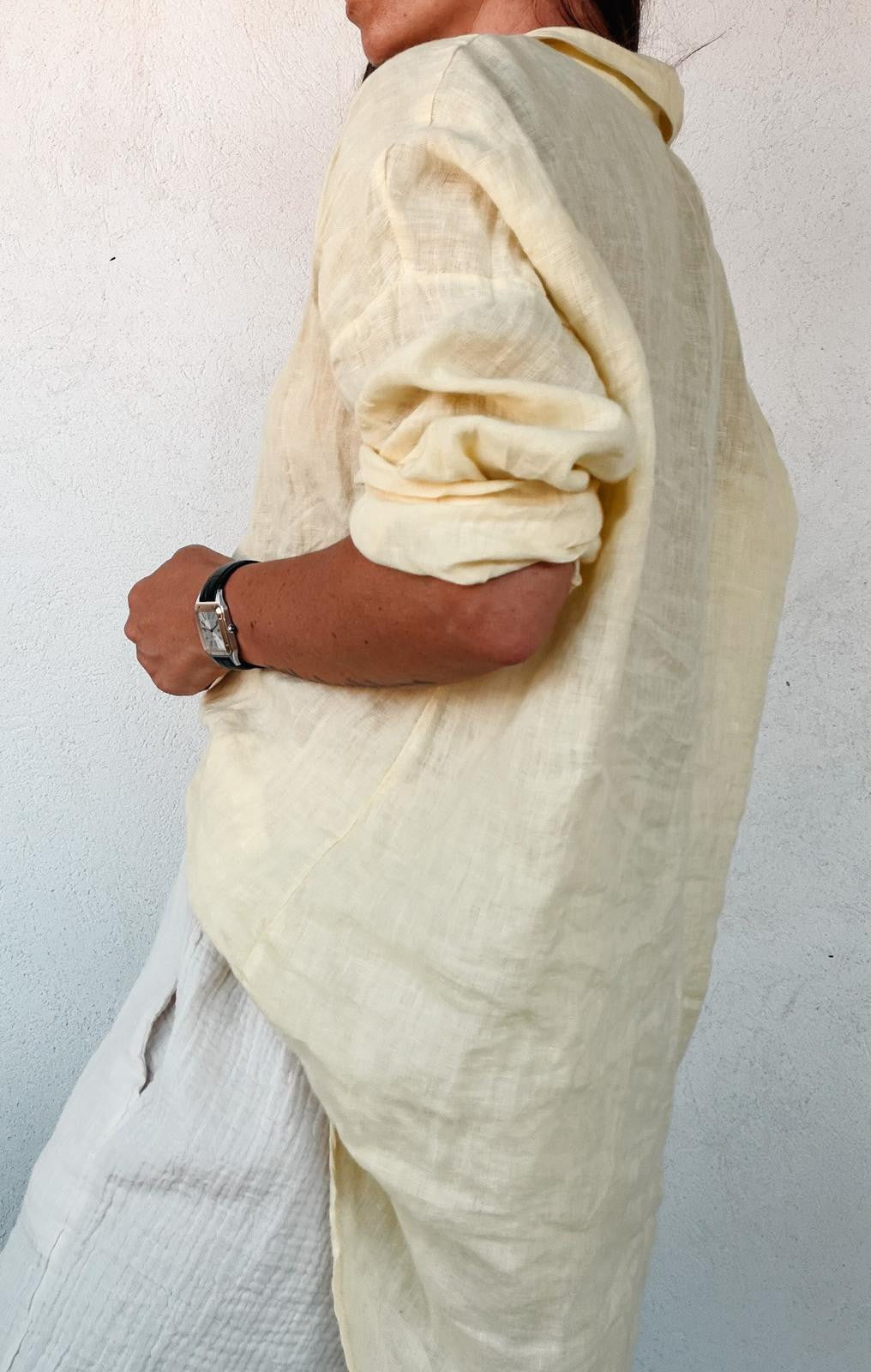 Tunique Lin Joe Jaune