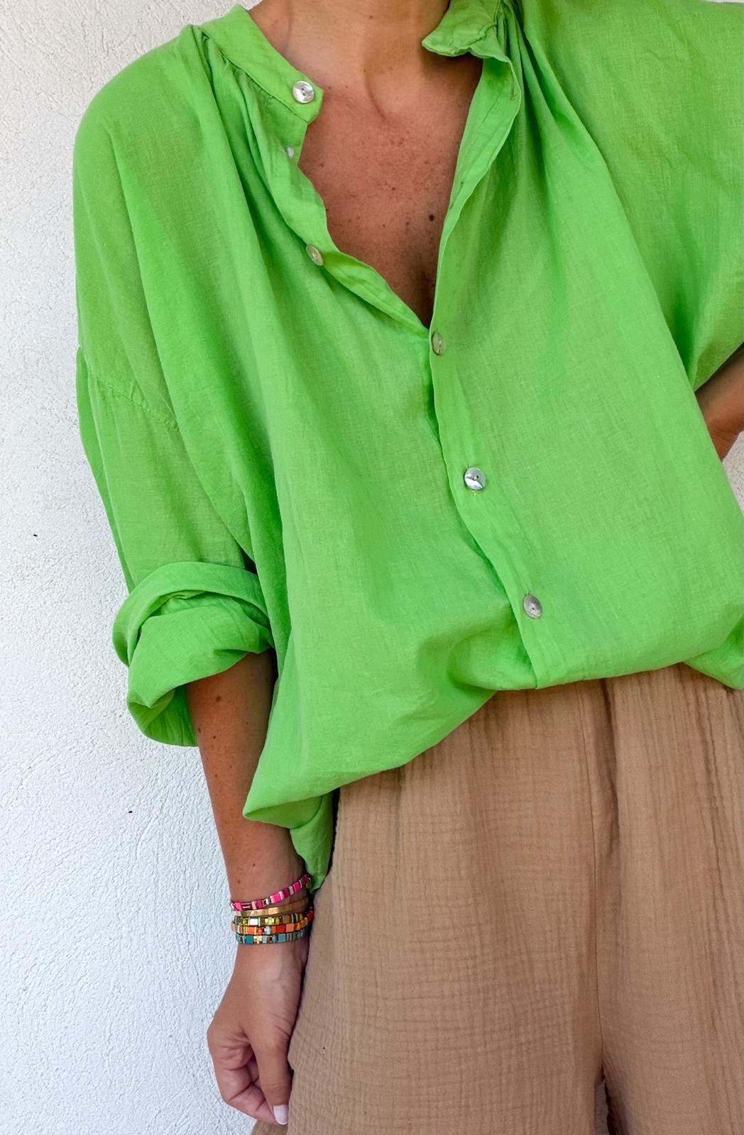 Chemise Mirabella Vert Bottega