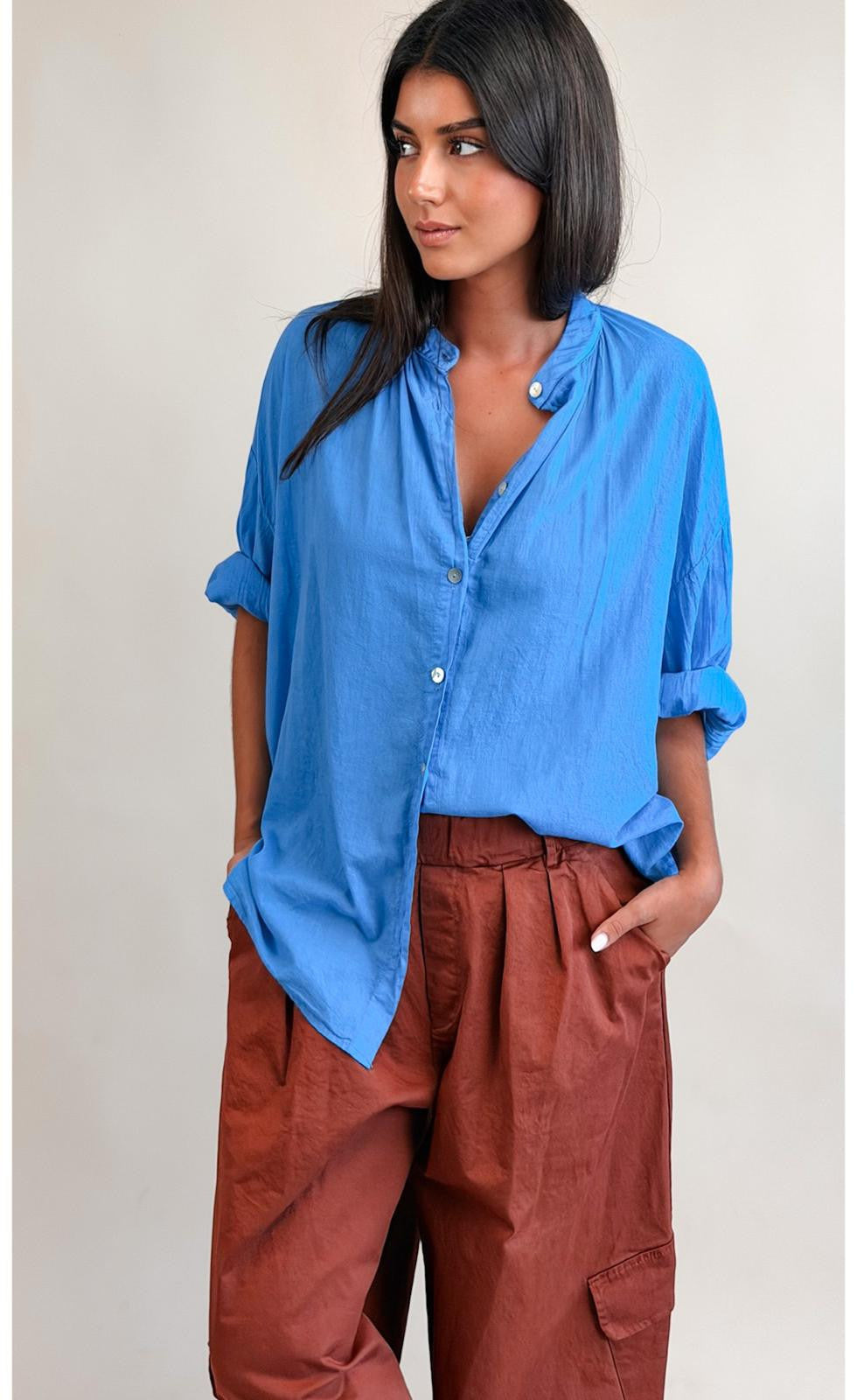 Chemise Mirabella Bleu Egée