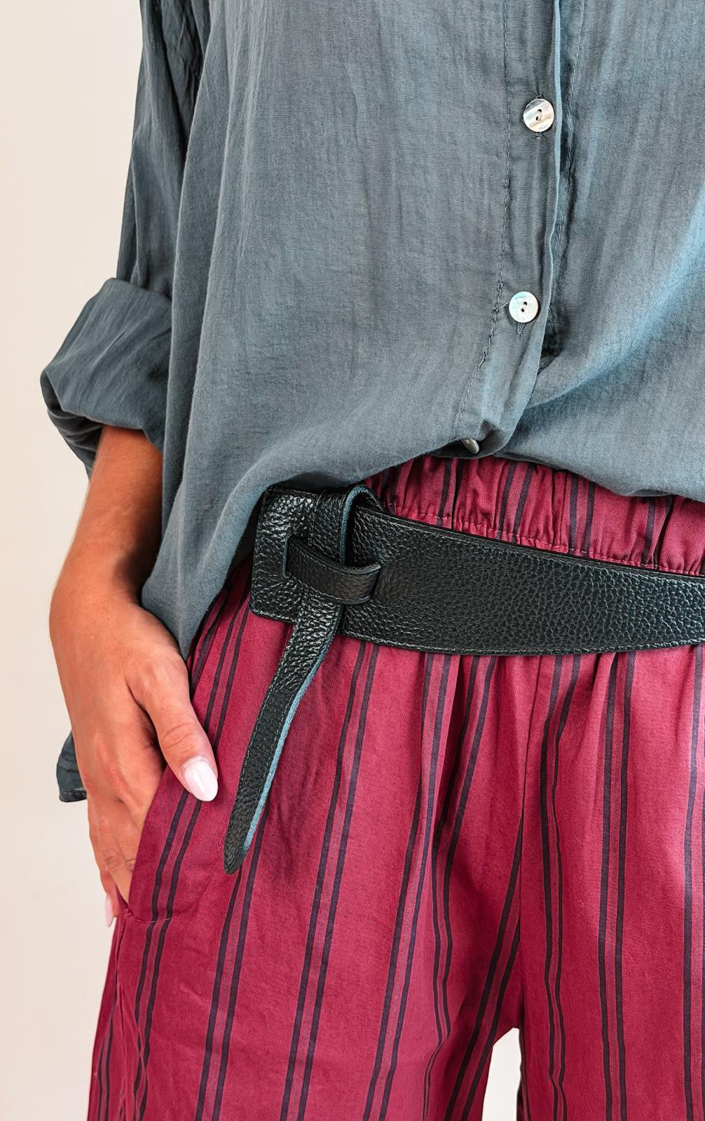 Ceinture Cuir Daytona Noir