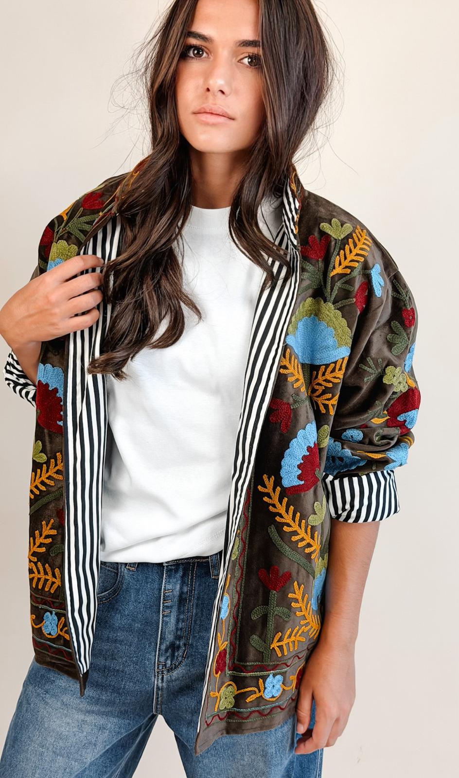 Veste Suzani Coffee