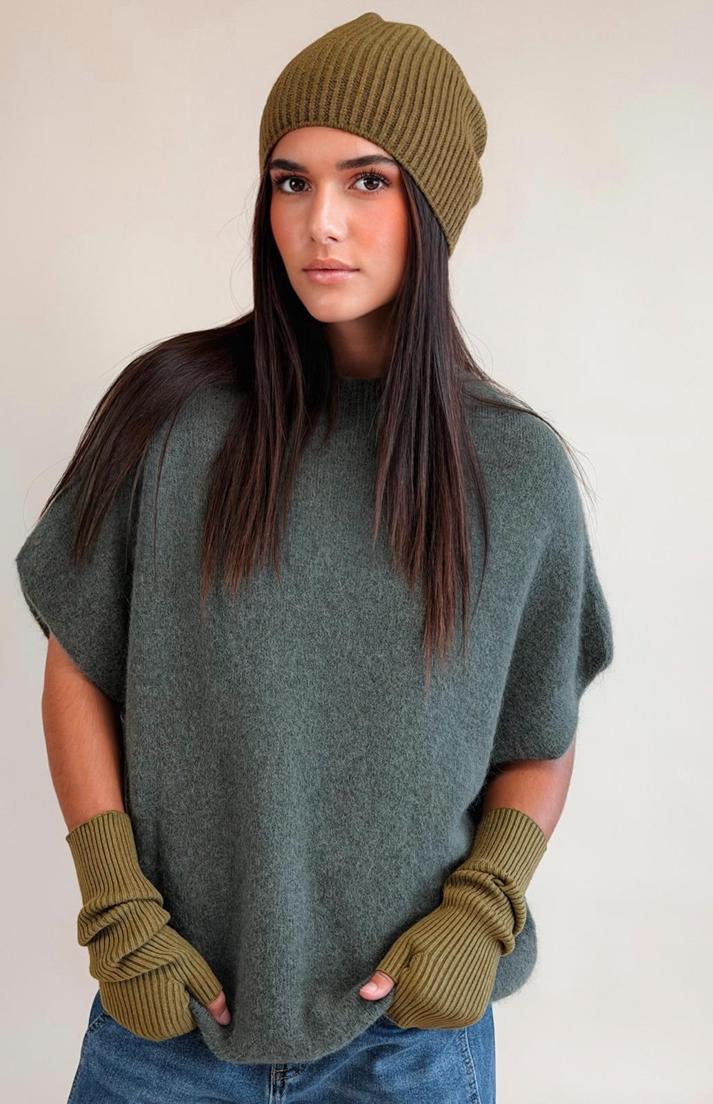 Bonnet Tout Doux Olive