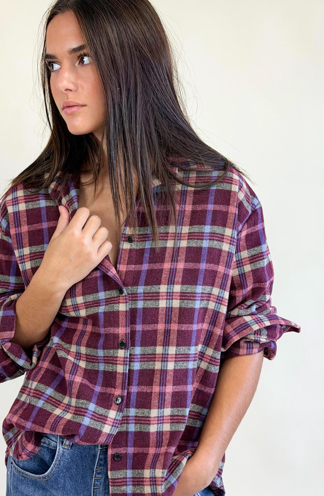 Chemise Jacky Burgundy