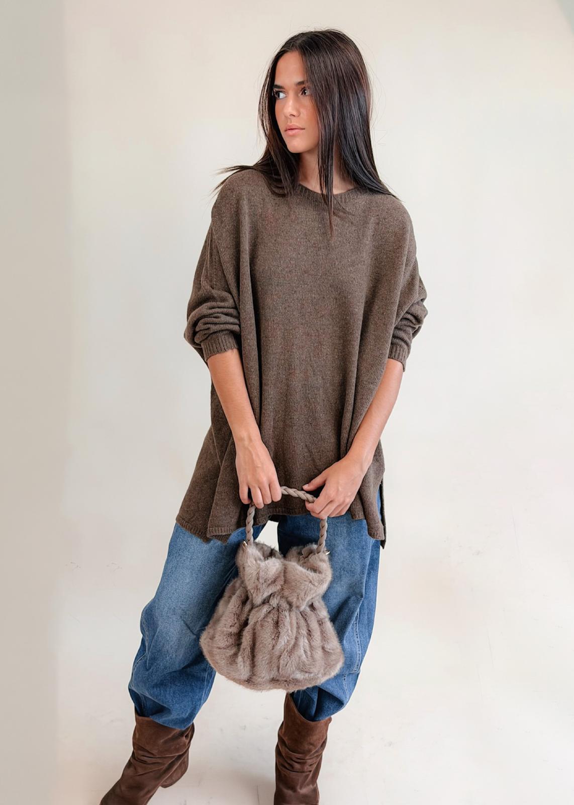 Pull Marylin Laine Cachemire Choco