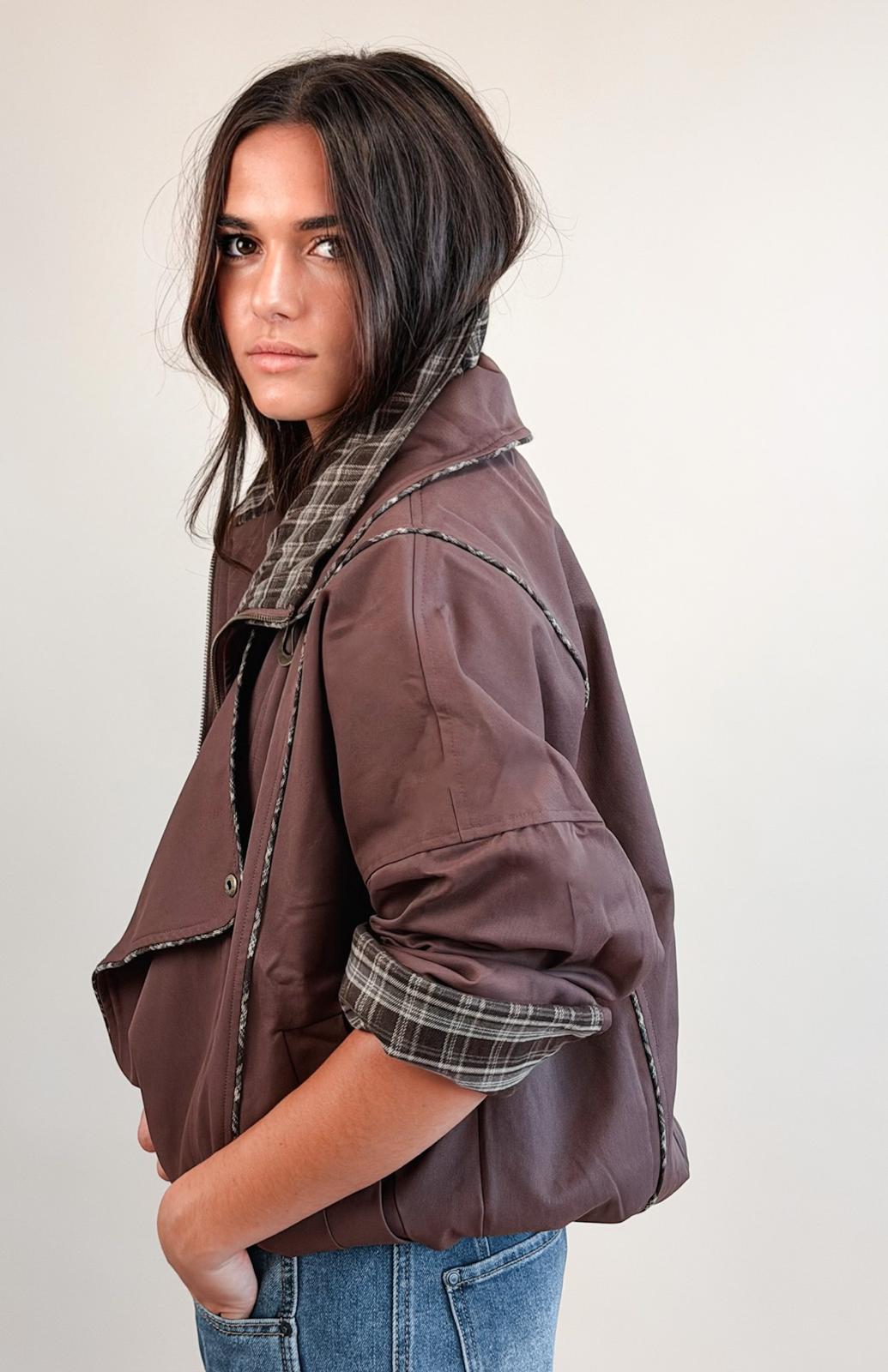 Blouson Asting Burgundy