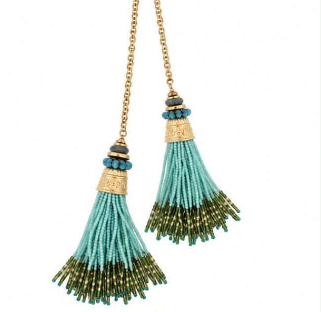 Sautoir Kolkata Turquoise