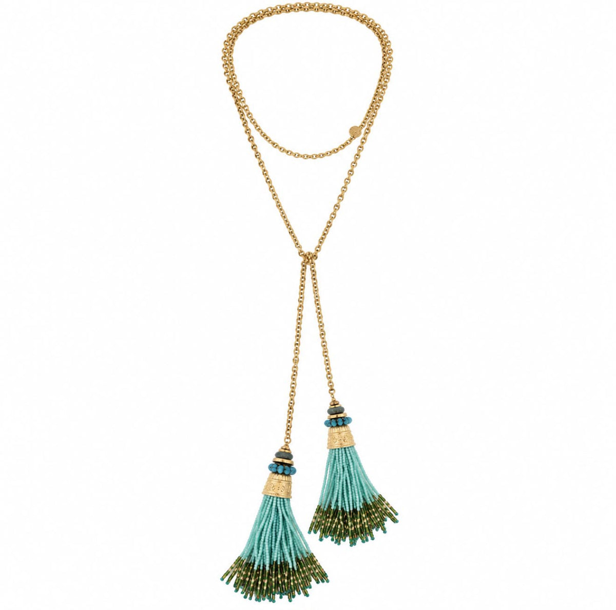 Sautoir Kolkata Turquoise