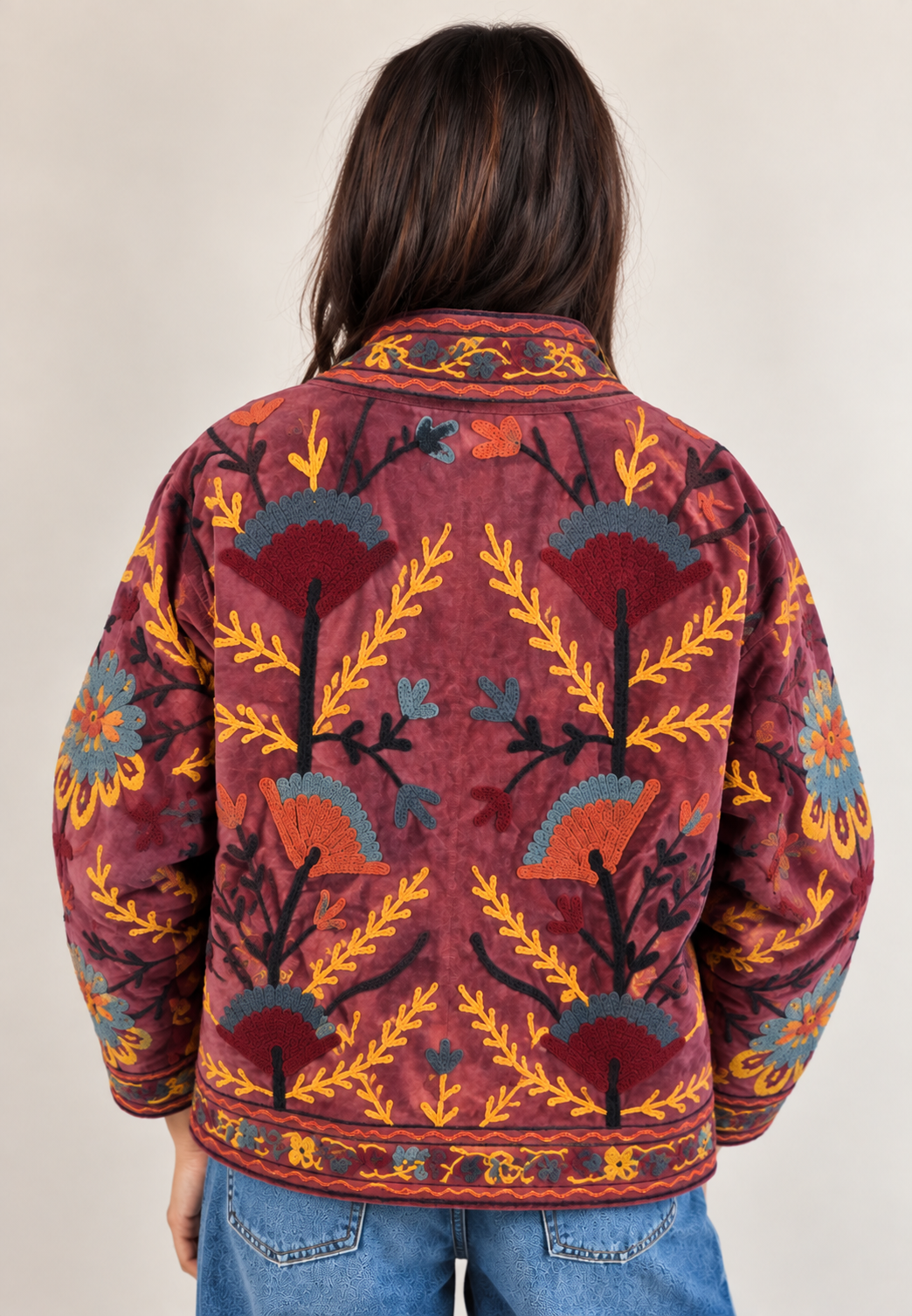 Veste Suzani Vieux Rose