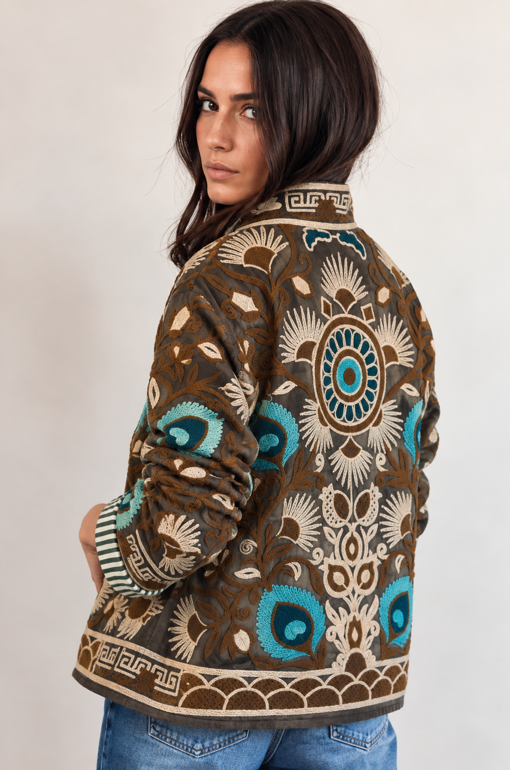 Veste Suzani Coffee / Beige