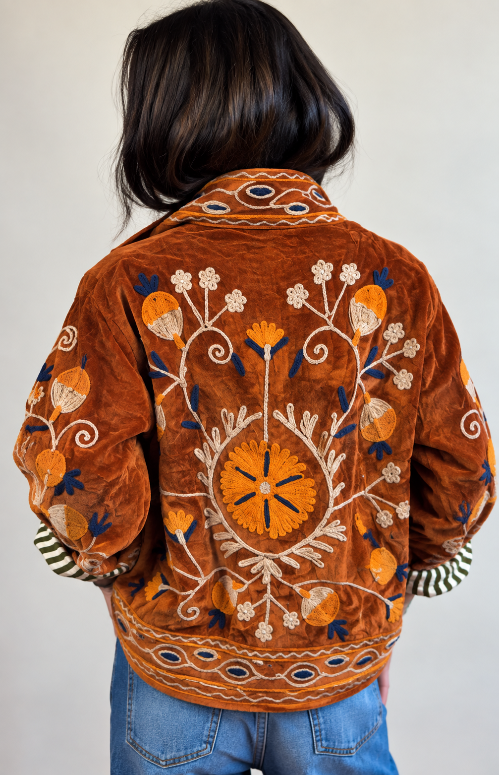 Veste Suzani Chestnut / Orange