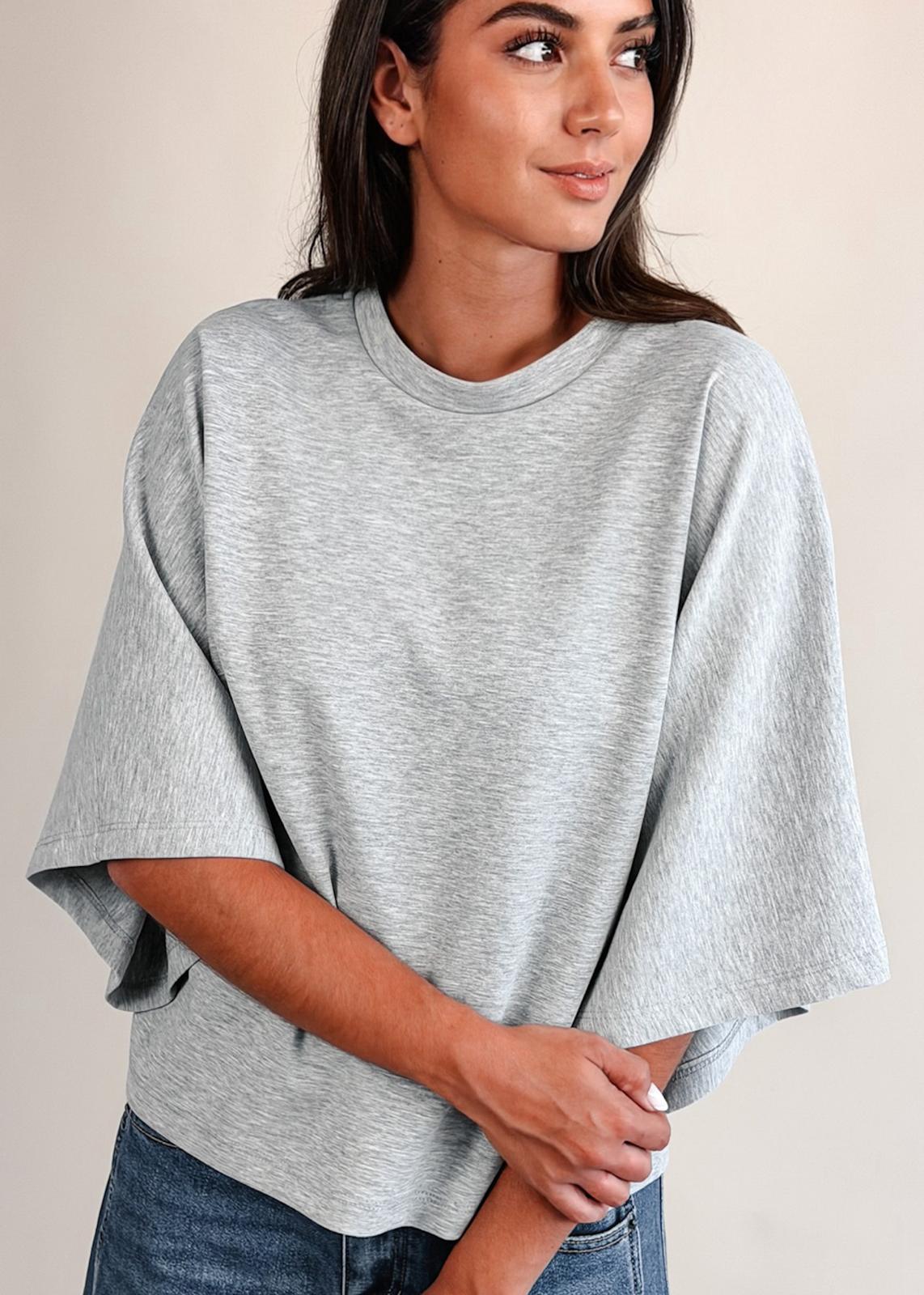 Top Taylor Gris Chiné