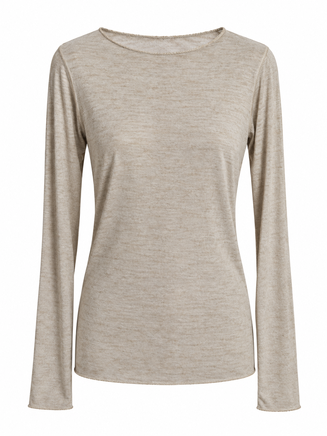 Top Alex Cachemire Beige Chiné