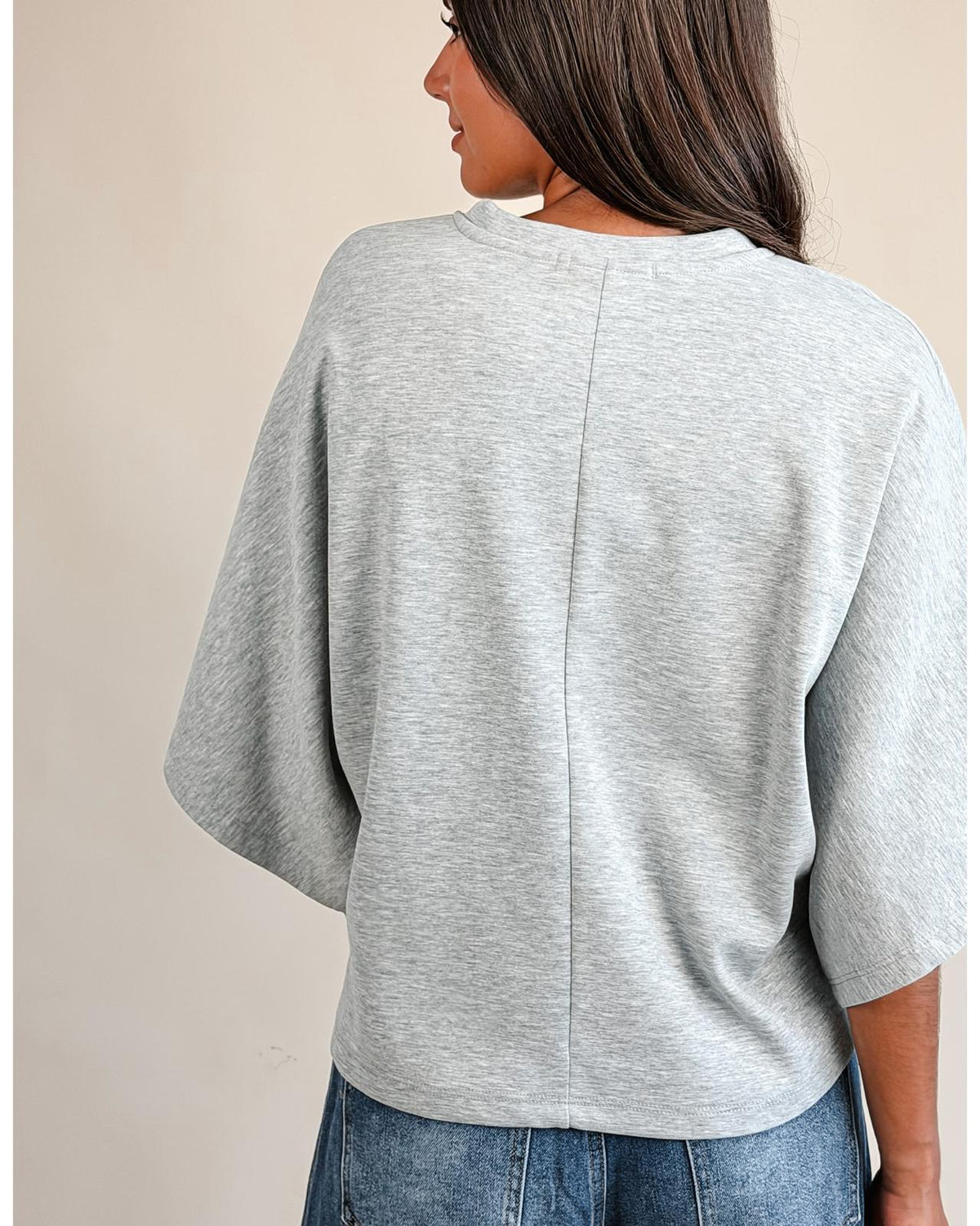 Top Taylor Gris Chiné