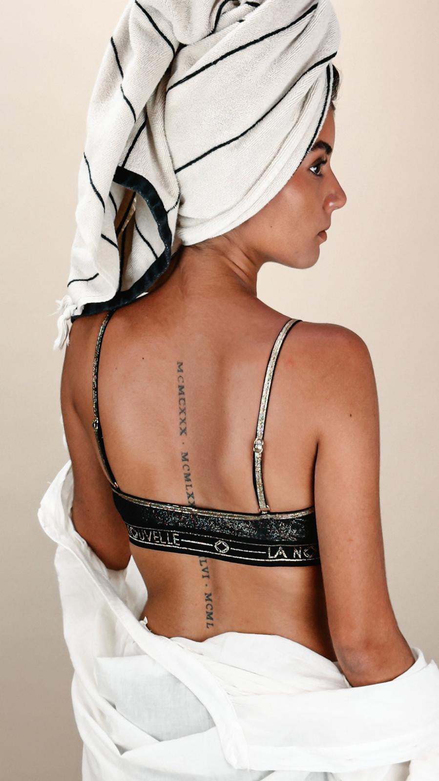 Soutien-gorge Jackie Noir Lurex