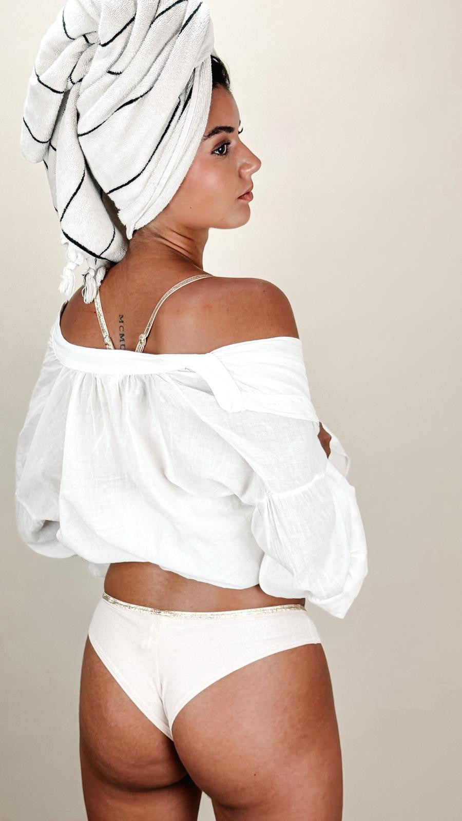 Tanga Ines Blush Lurex