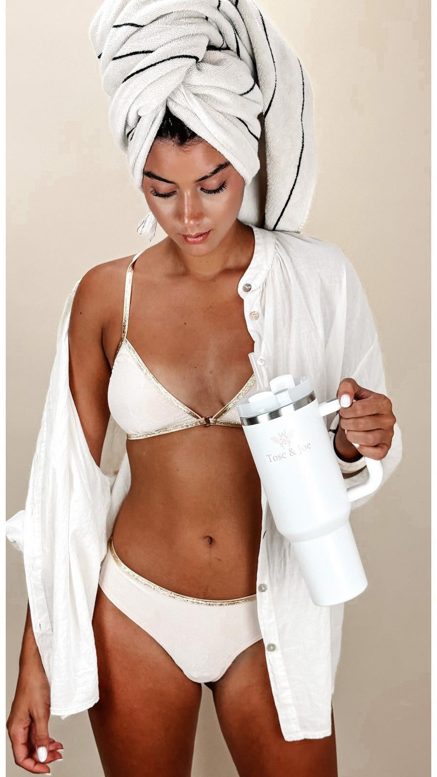 Tanga Ines Blush Lurex
