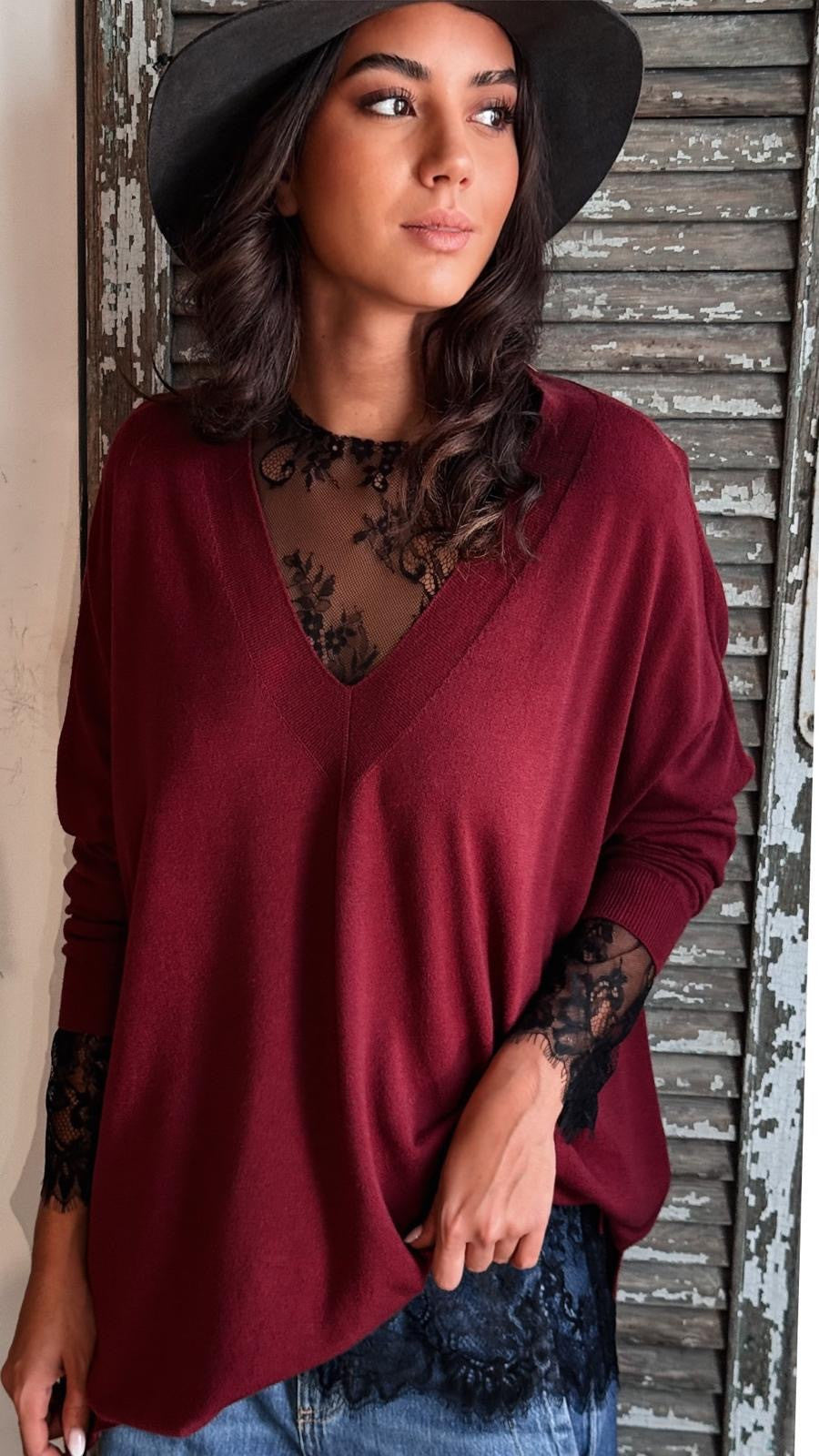 Pull Damian Bordeaux