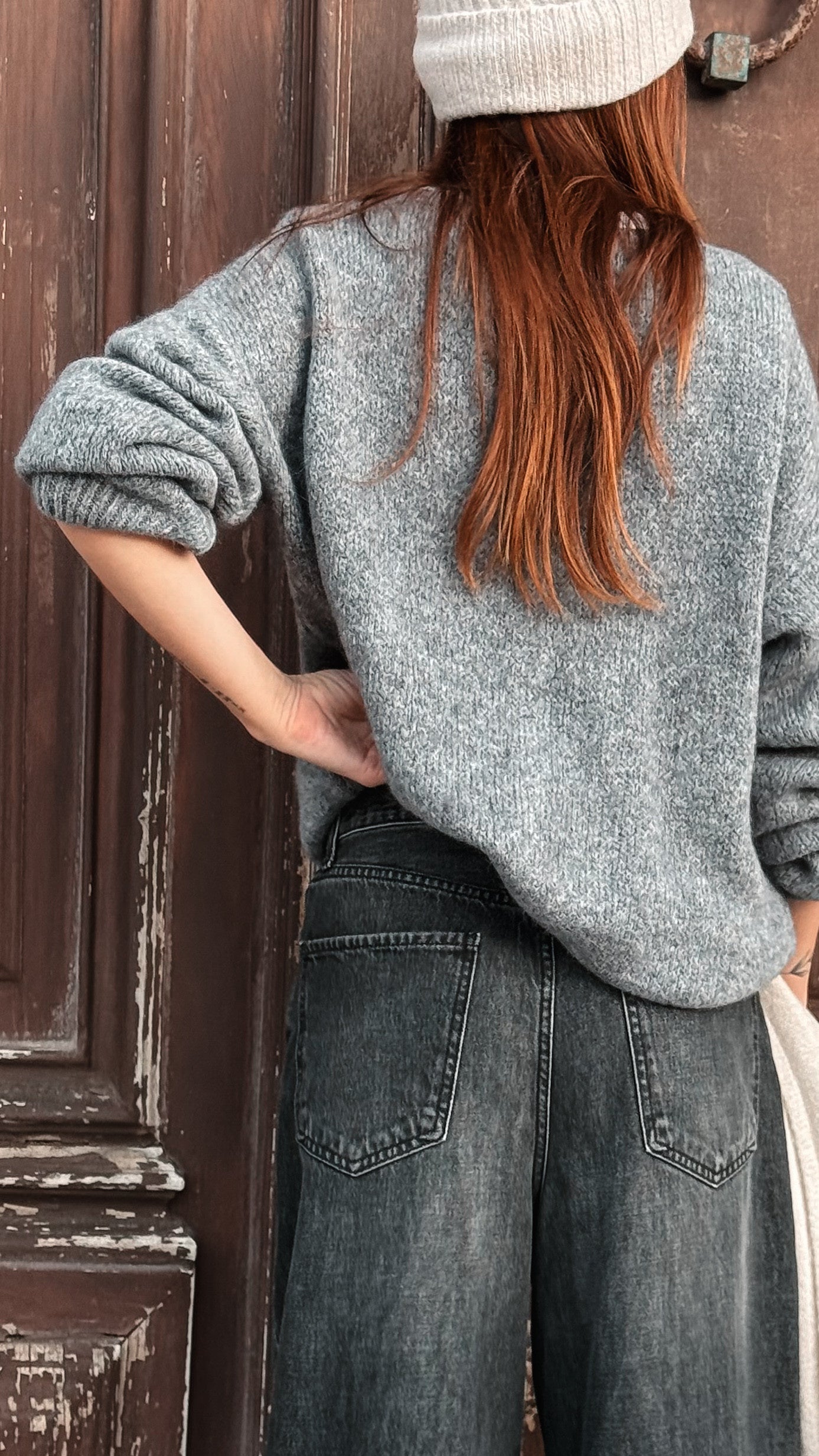 Jeans Marlo Noir délavé