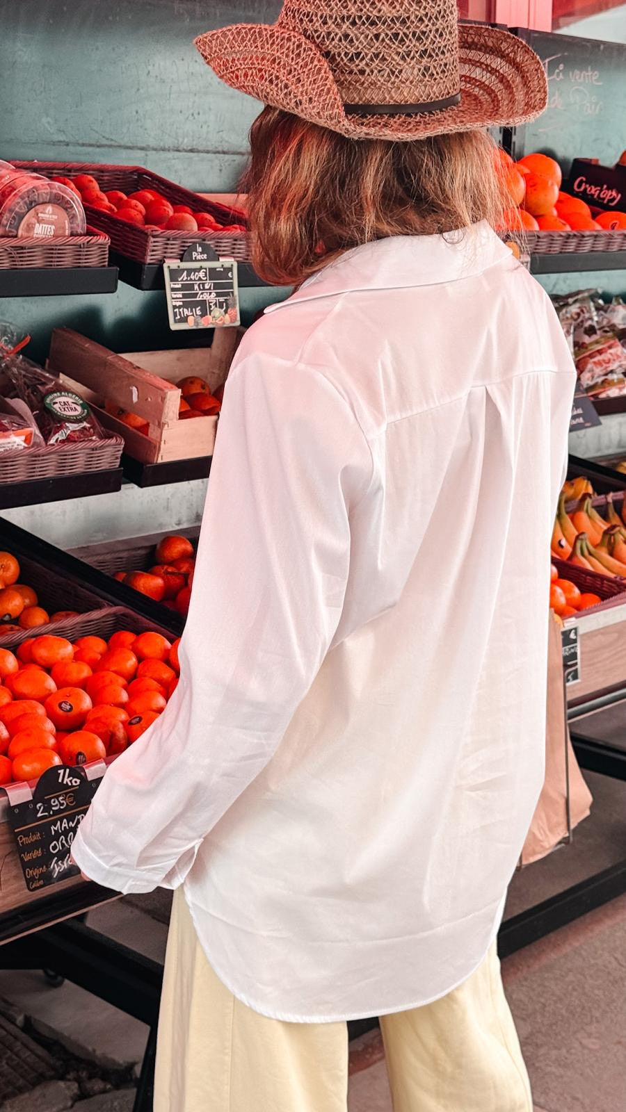 Chemise Maya Blanc/Noir