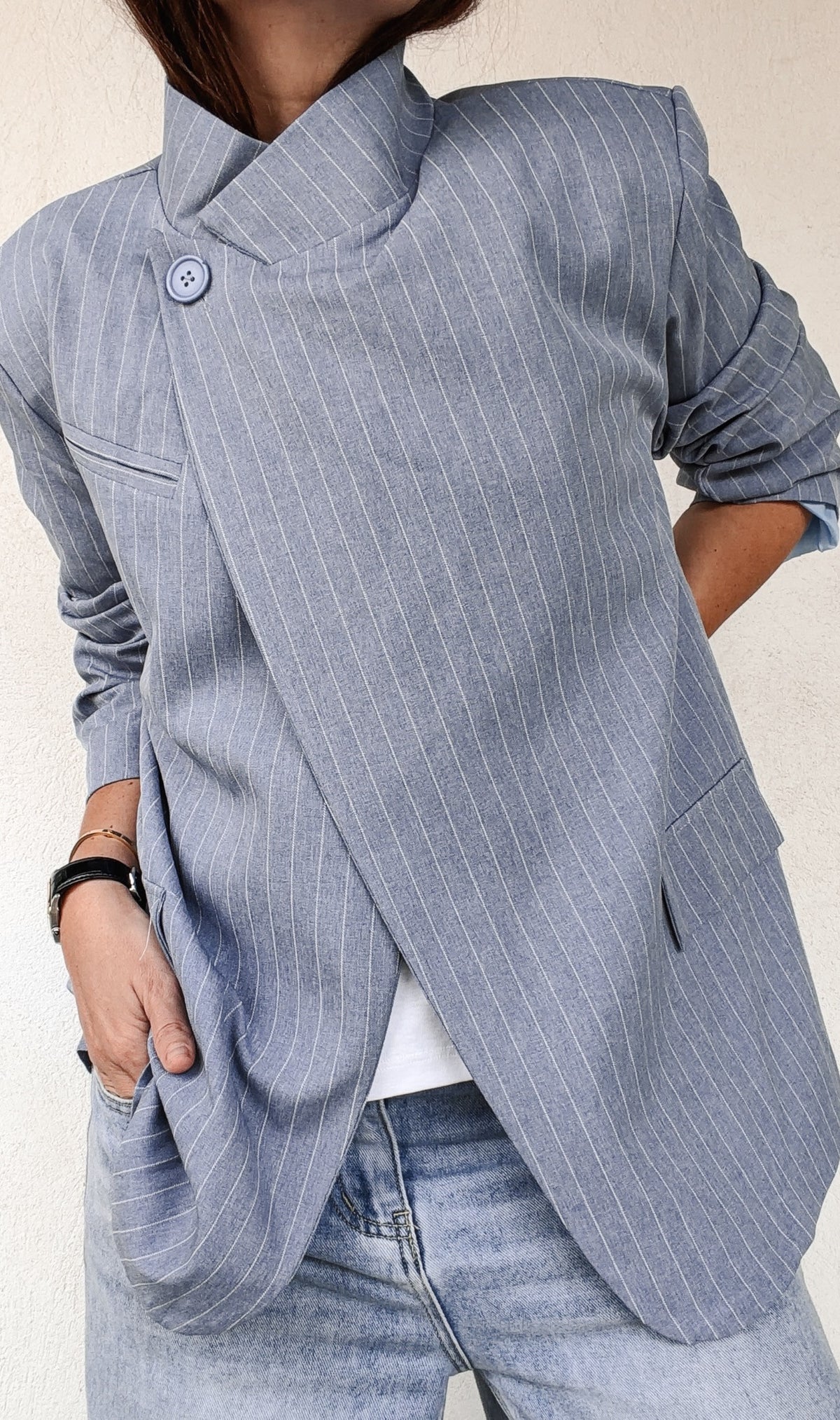 Veste Margo Bleu Rayée