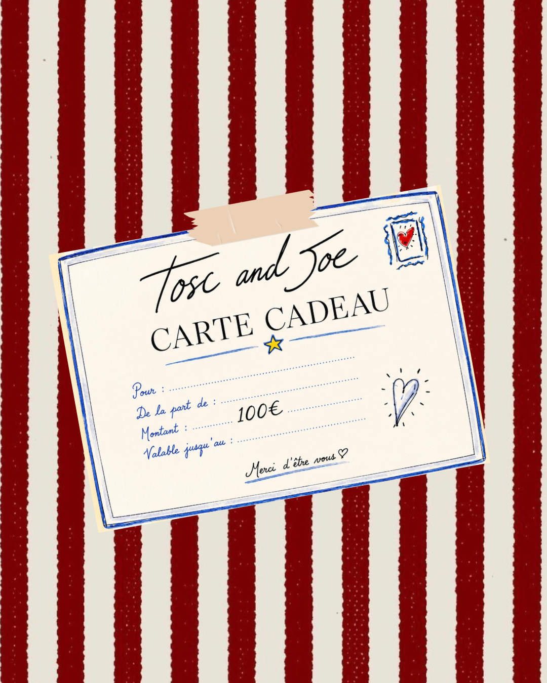 Carte cadeau 100€