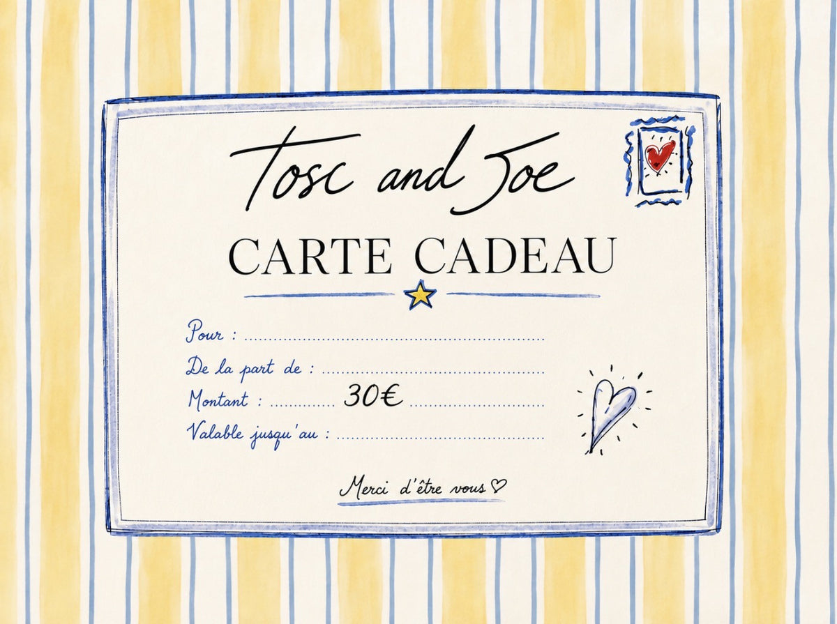Carte cadeau 30€