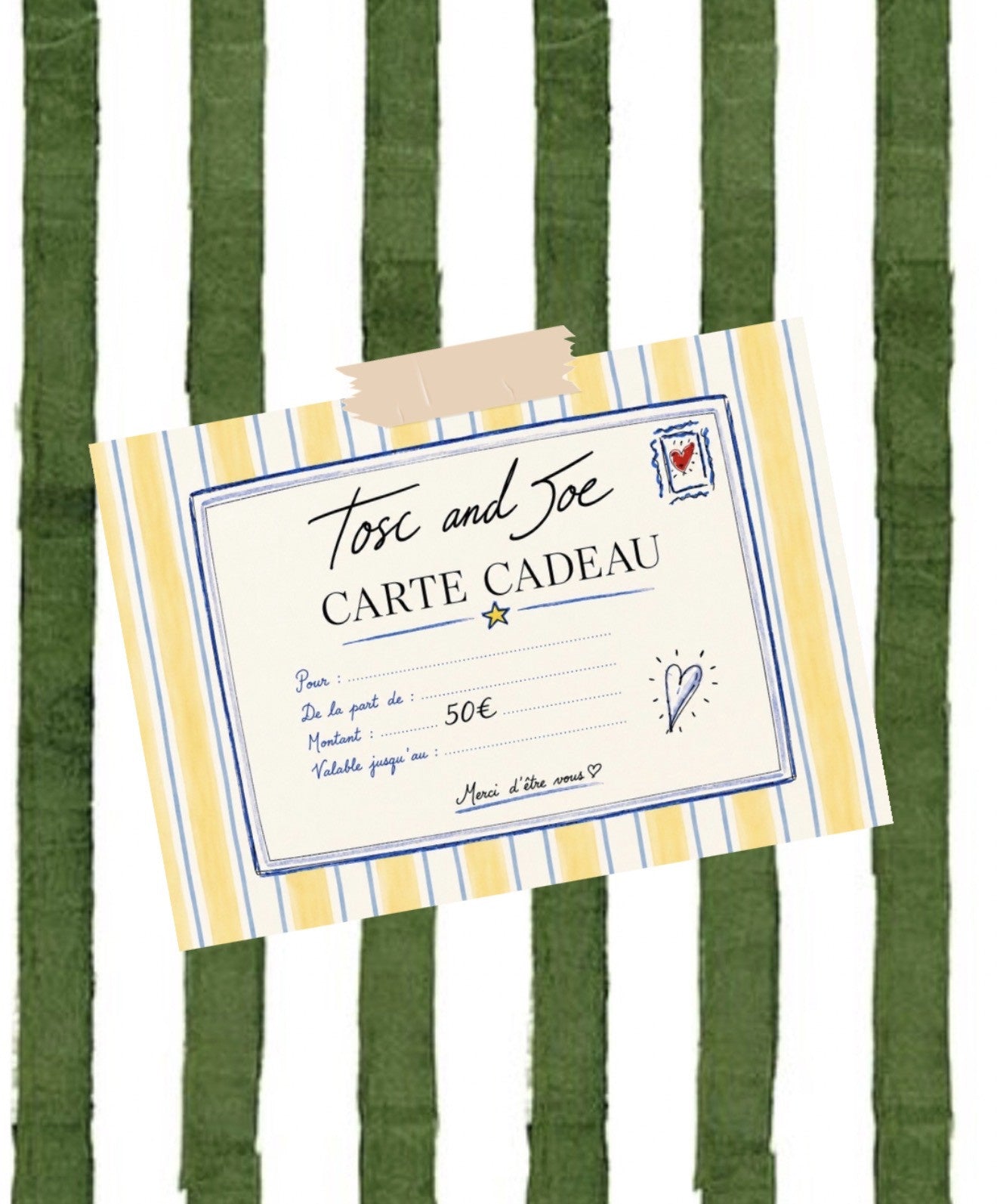 Carte cadeau 50€