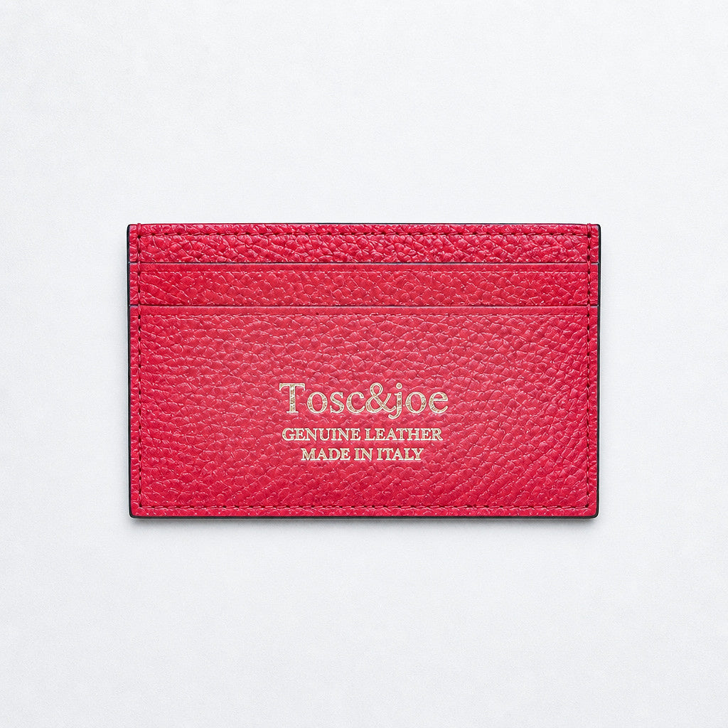 Porte Carte Tosc&joe Rouge