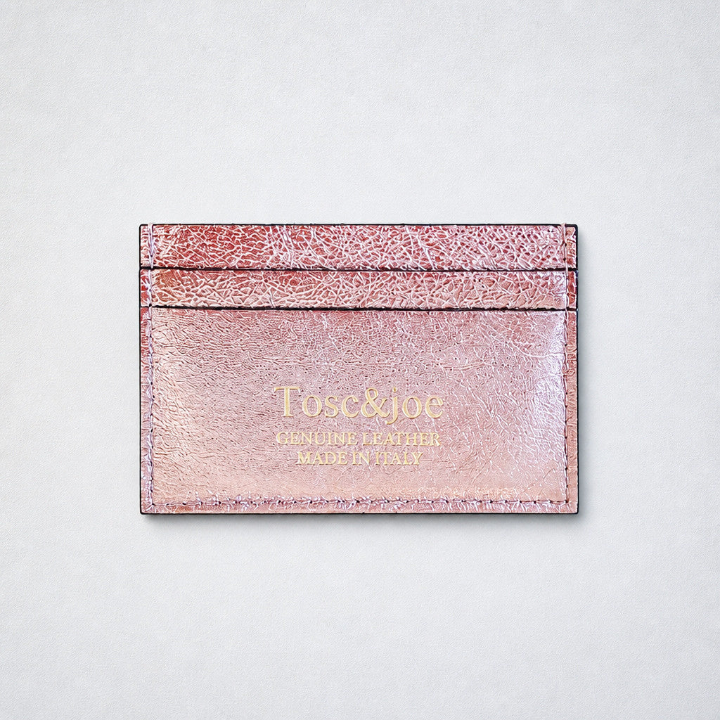 Porte Carte Tosc&joe Rose Gold