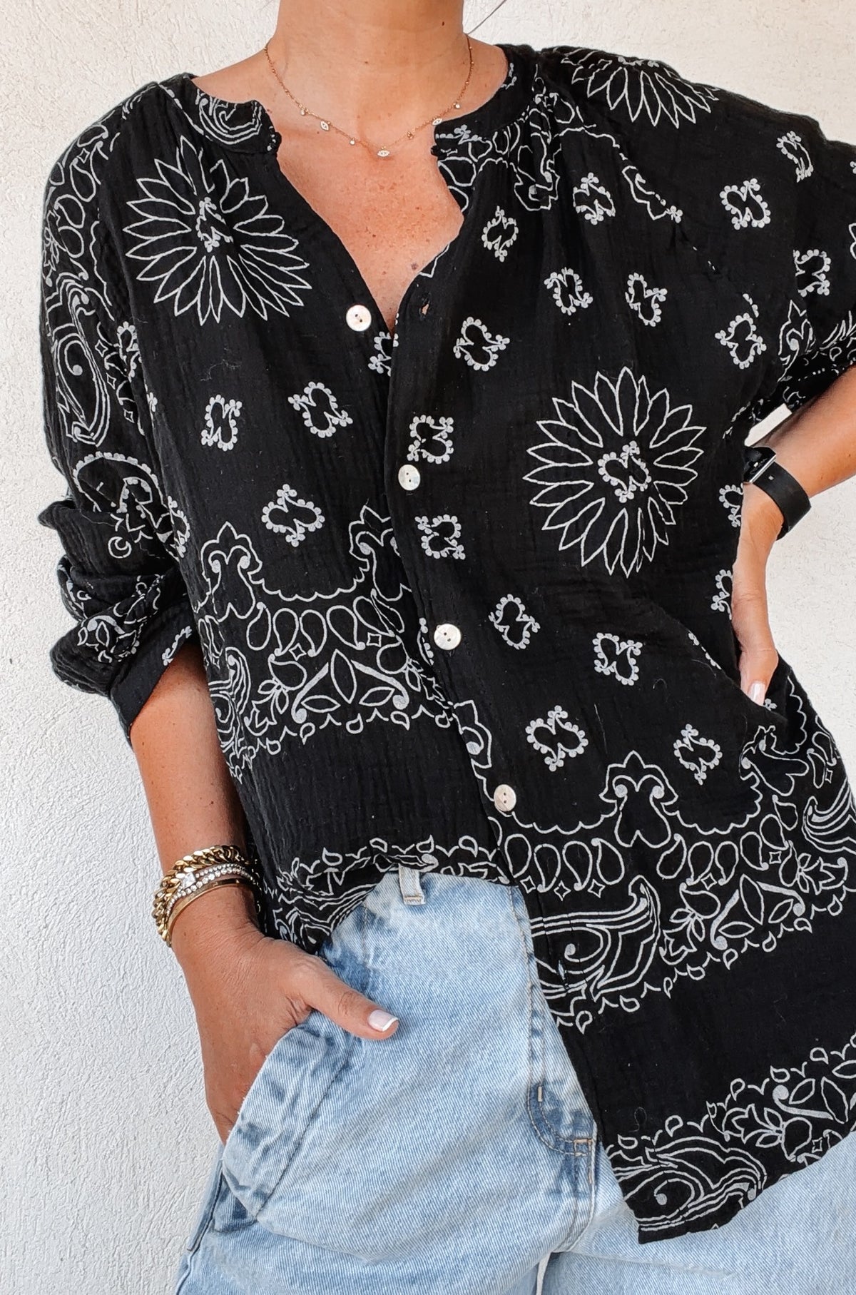 Chemise Axelle Noir