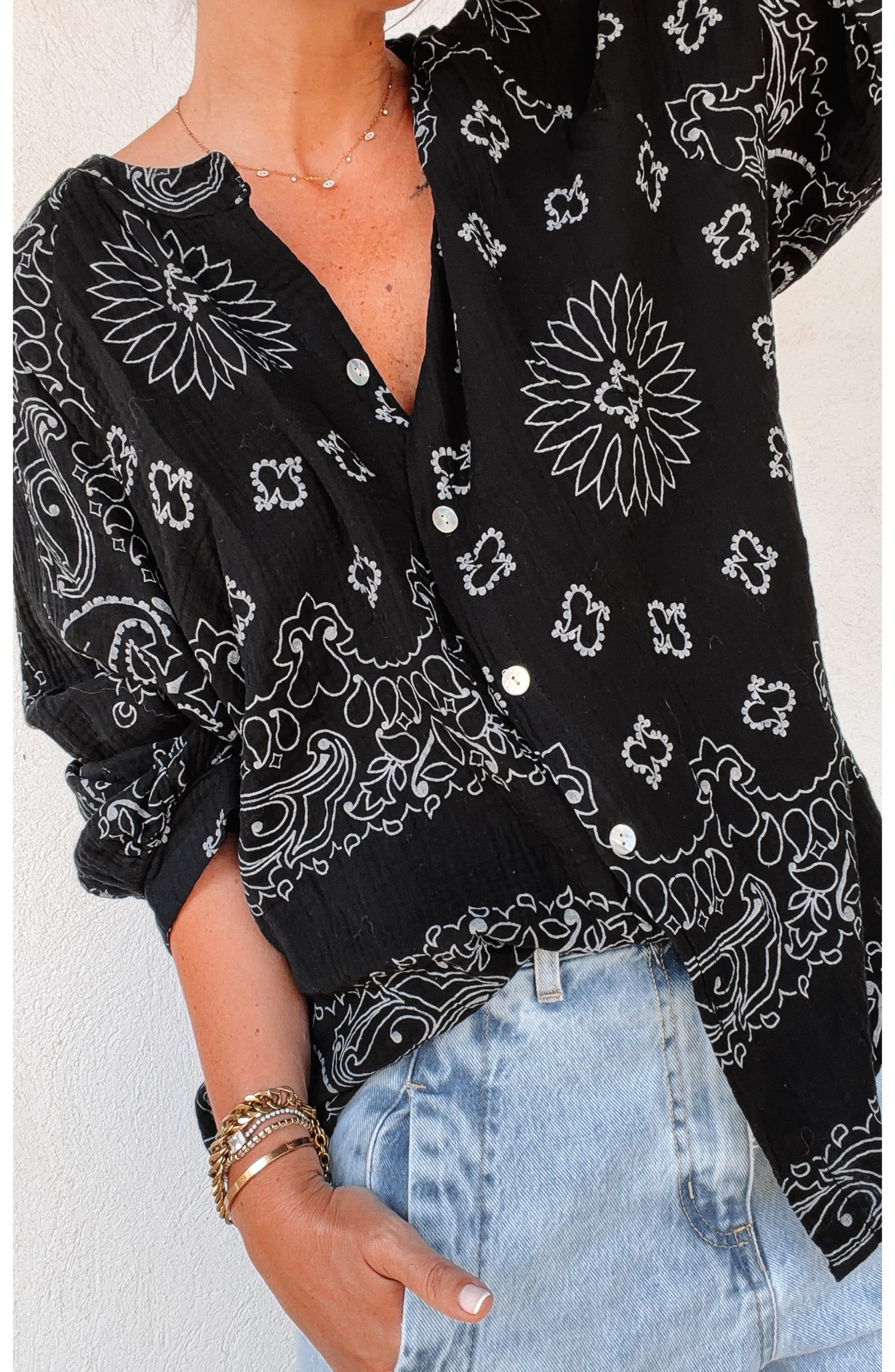 Chemise Axelle Noir