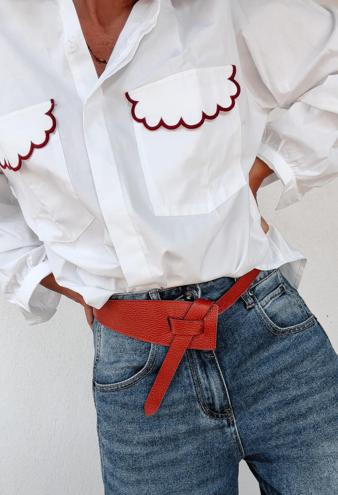 Ceinture Cuir Daytona Acajou