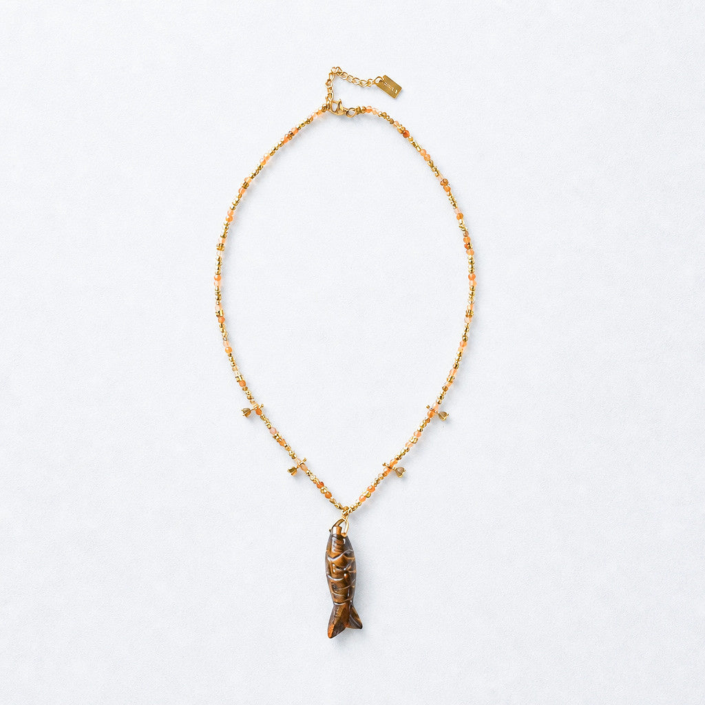 Collier Arowa Oeil de Tigre