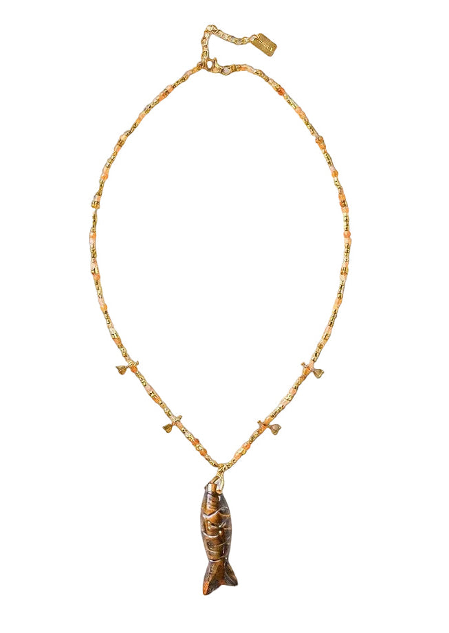 Collier Arowa Oeil de Tigre