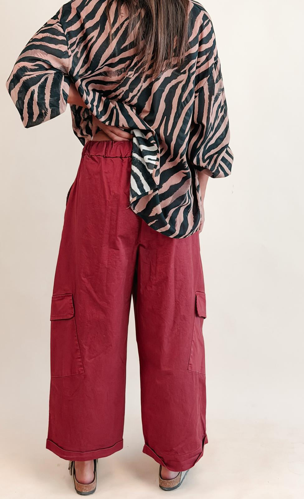 Pantalon Cargo Miller Bordeaux