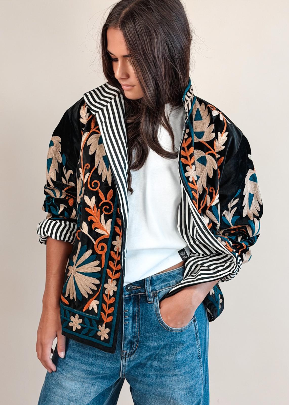 Veste Suzani Noir