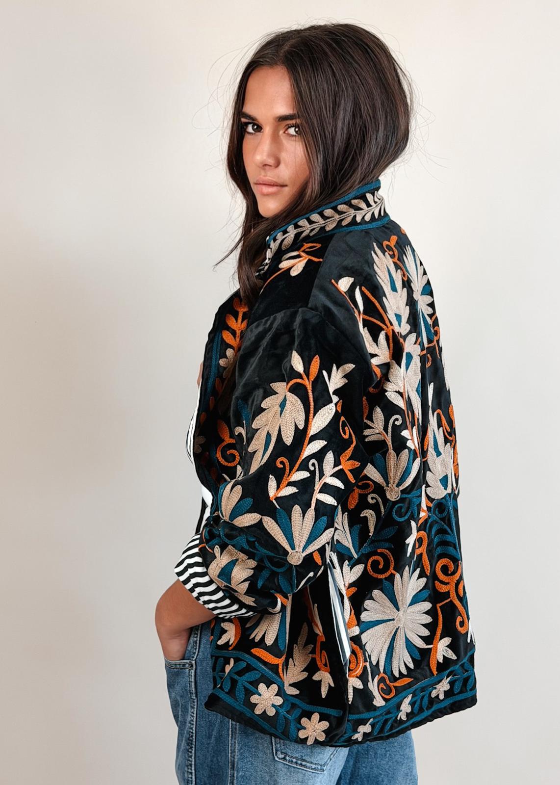 Veste Suzani Noir