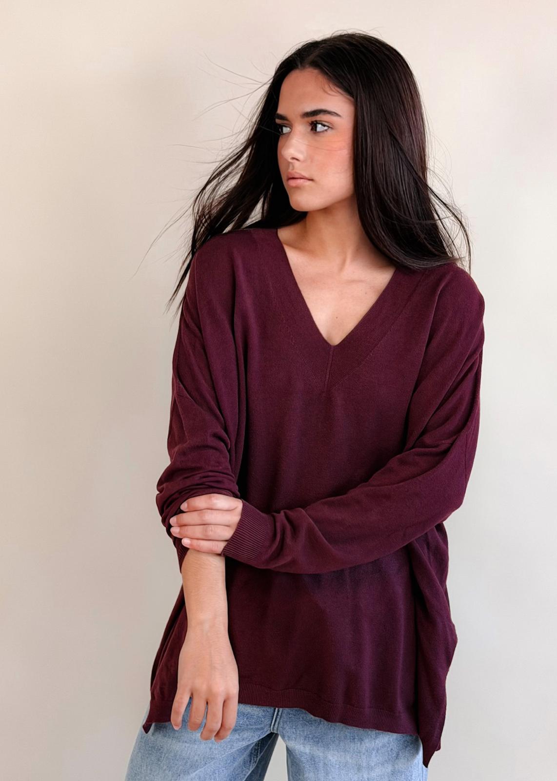 Pull Damian Burgundy