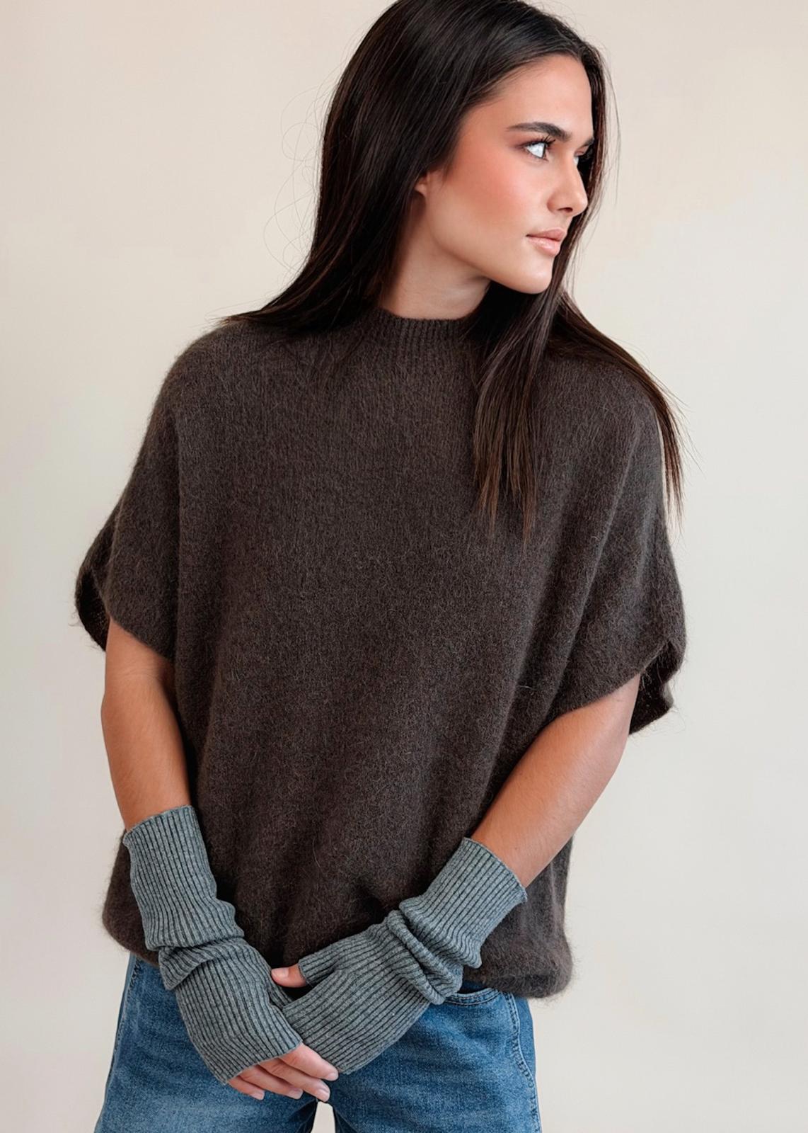 Pull Bruce Laine Alpaga Choco