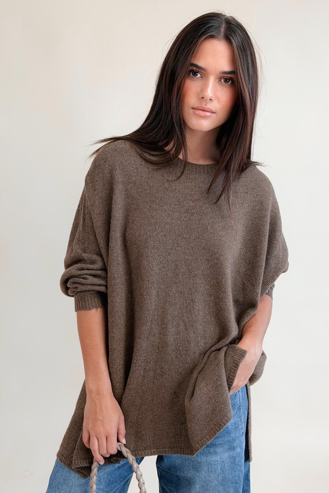 Pull Marylin Laine Cachemire Choco