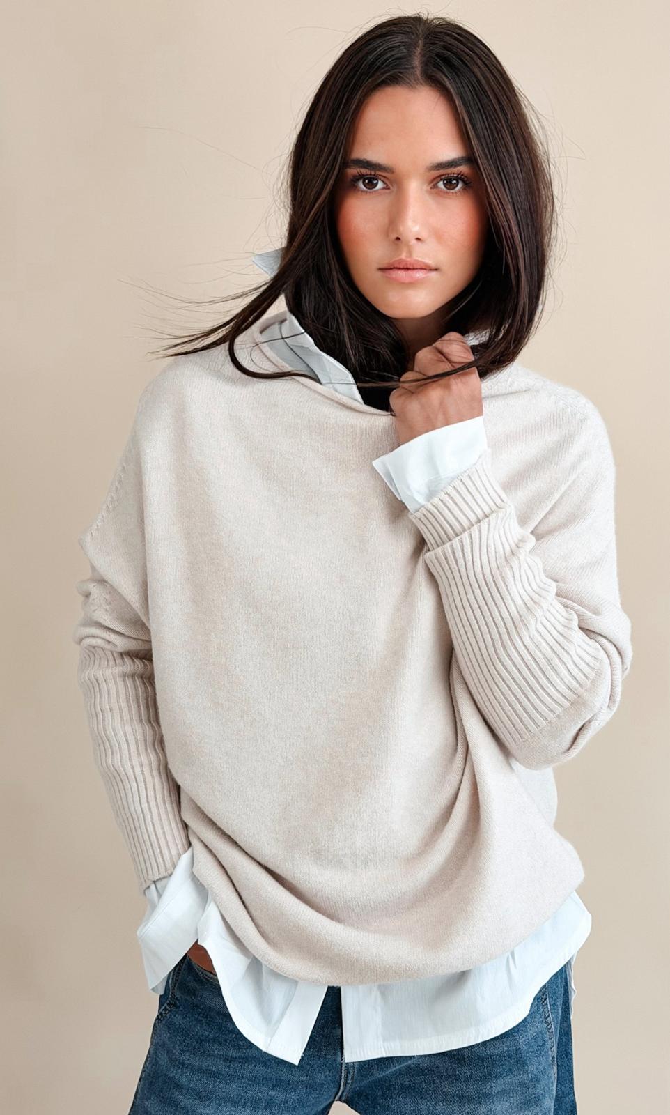 Pull Thibault Beige