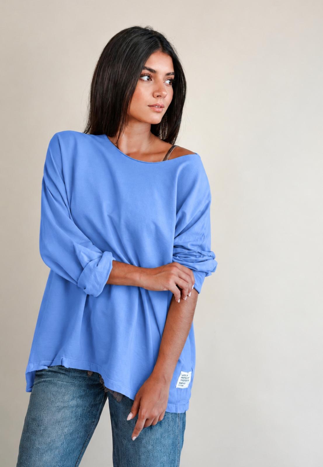 Sweat Warren Bleu Barbeau