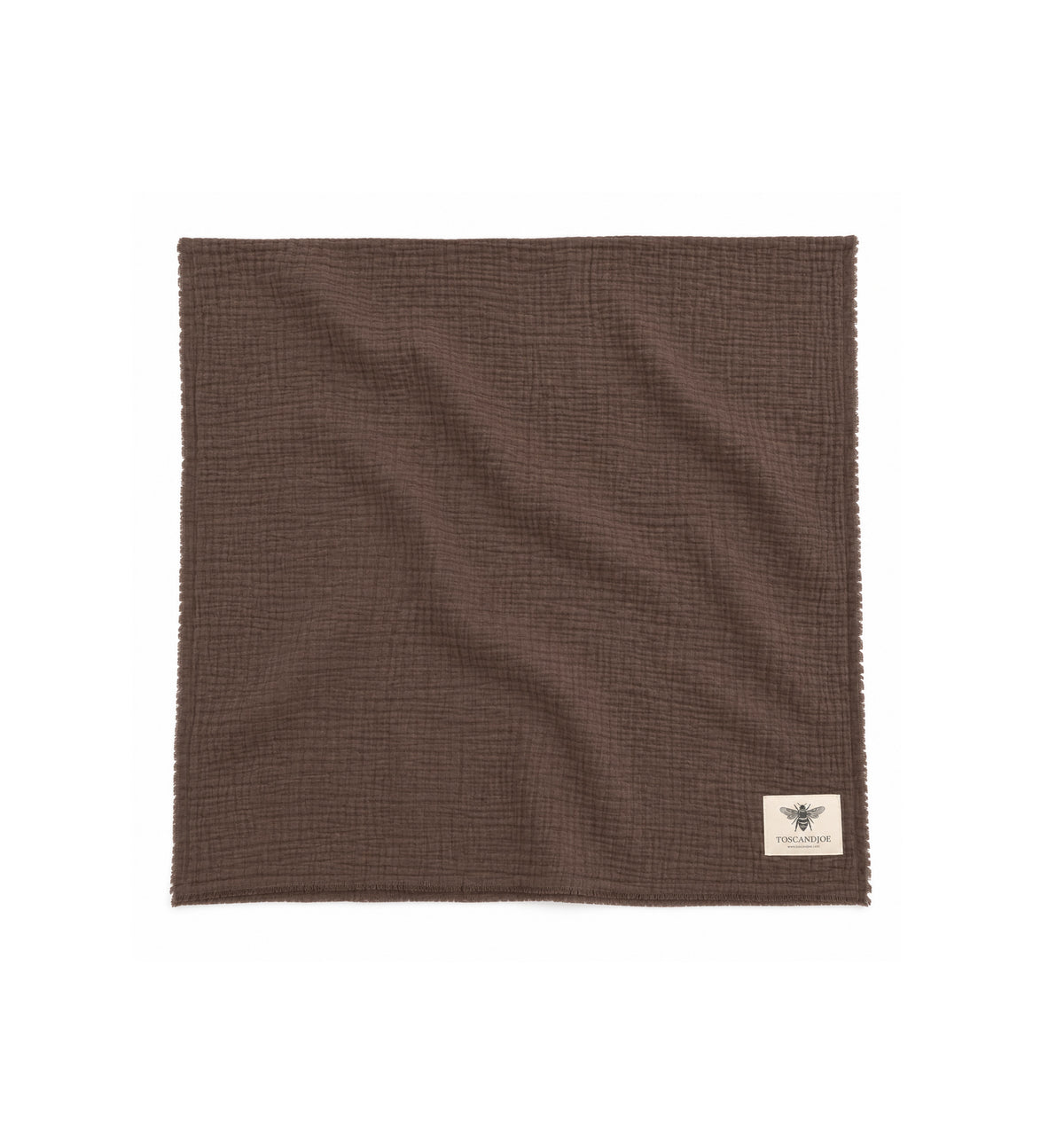 Echarpe Plaid Gaze de Coton Choco