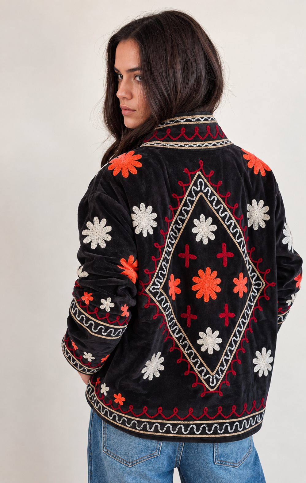 Veste Suzani Noir