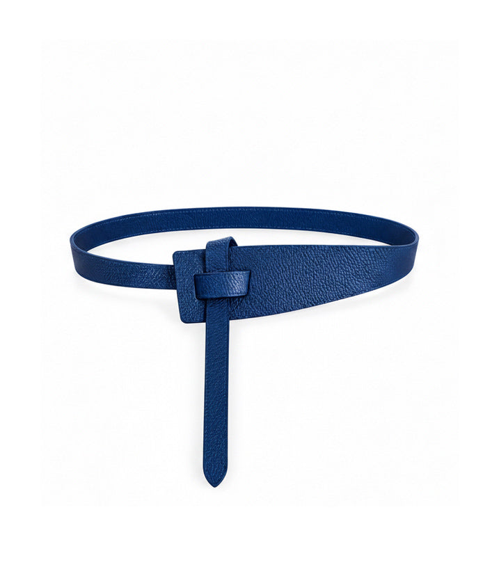 Ceinture Cuir Daytona Bleu Roi